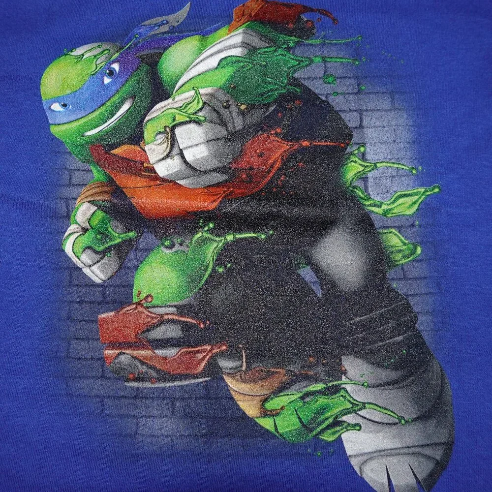 Boys Size 4/5 Leonardo Teenage Mutant Ninja Turtles TMNT Short Sleeve Graphic T